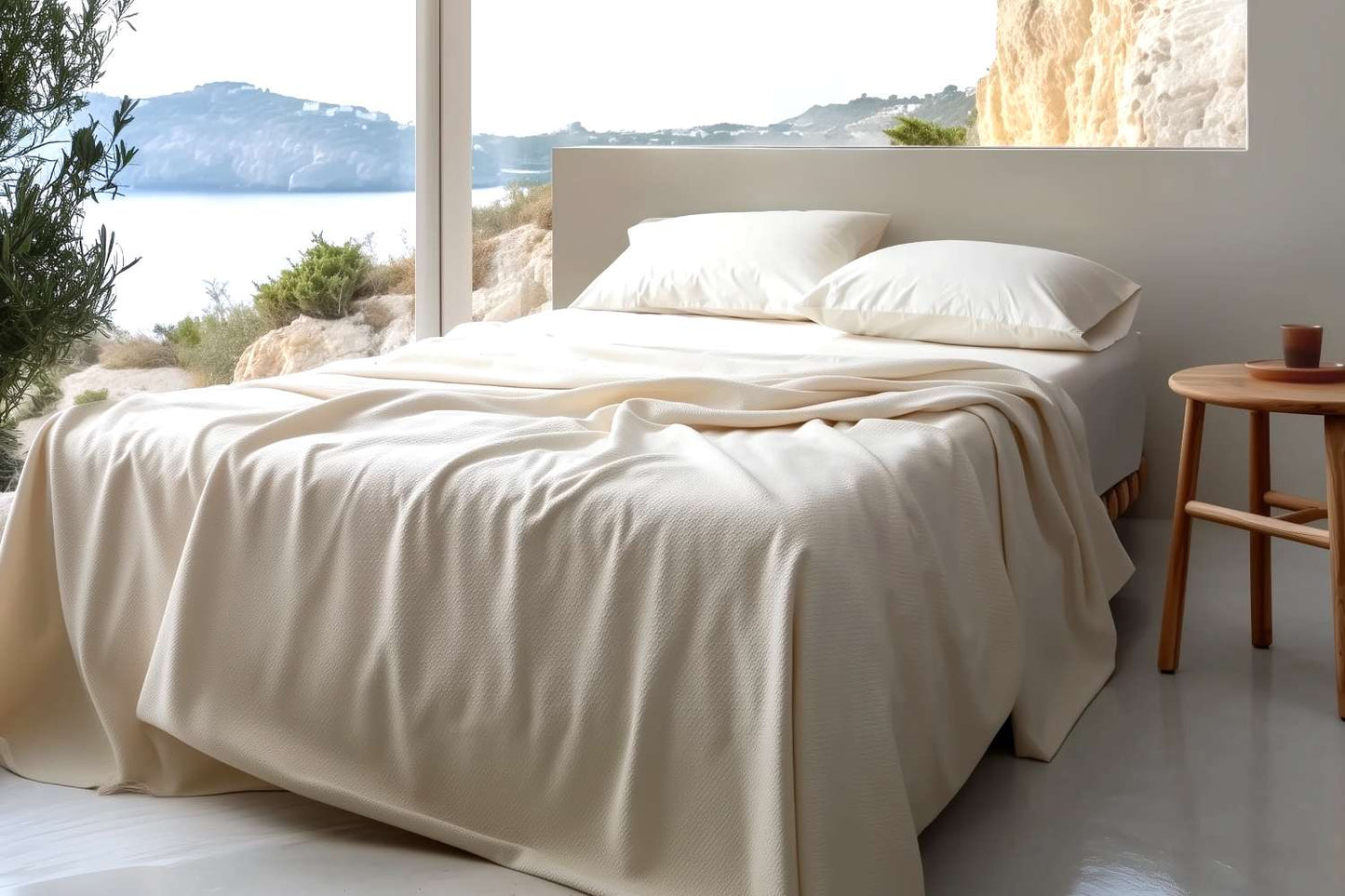 Organic Cotton Honeycomb Blanket